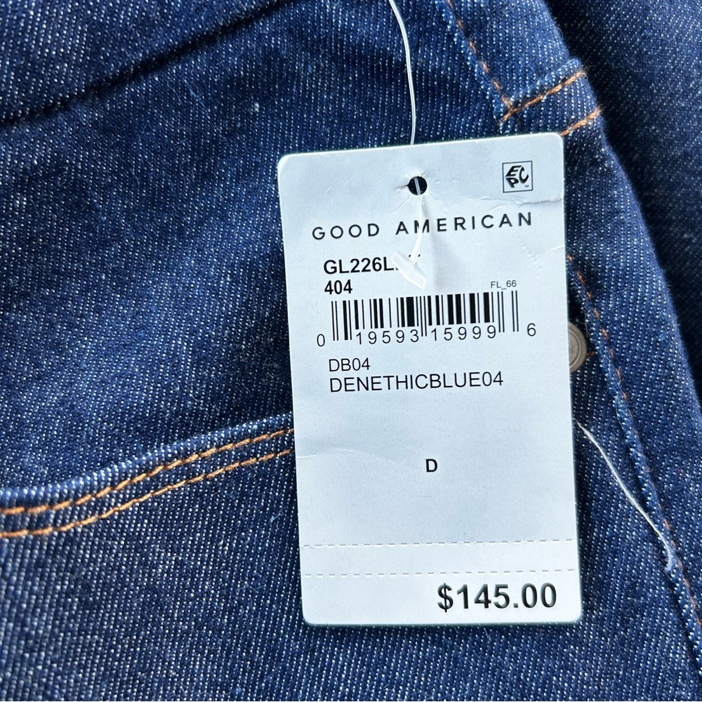 NEW Good American Good Legs Long Jeans Blue Size 20 Skinny Calik Denim Tall - Picture 13 of 16